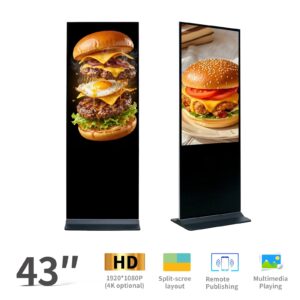 Floor Standing Advertising Player for Shopping Malls and Retail Stores