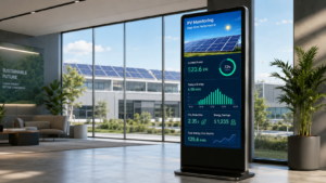Modern-lobby-with-solar-monitoring-display