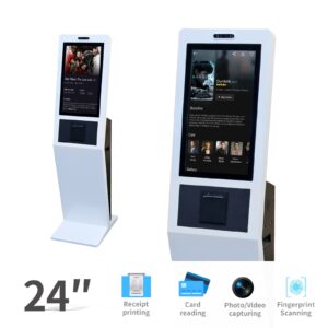 Visitor Registration Kiosk with ID Scanner & Camera