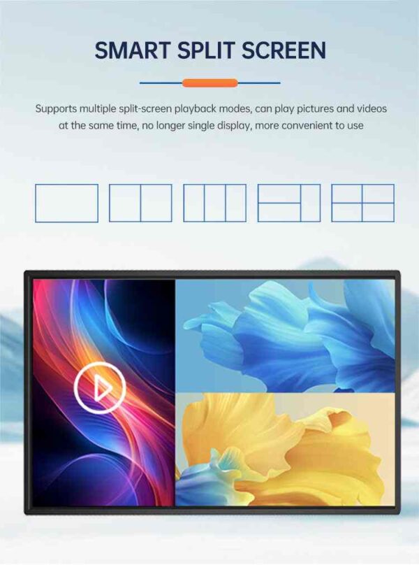 Shop Screen Wall Mounted LED Advertising Display Screen for Shops and Malls