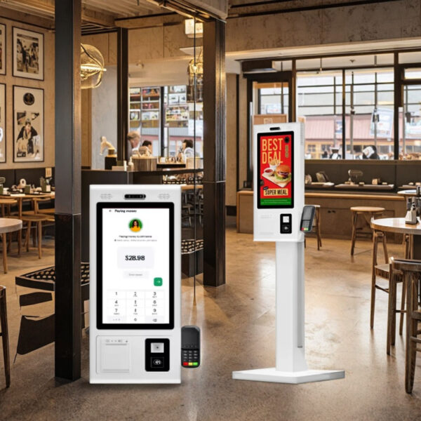 Self Ordering Touch Screen Kiosk with POS & Receipt Printer