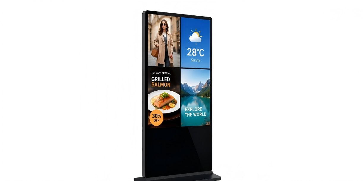 Floor Standing Digital Signage Manufacturer - Vertical Advertising ...